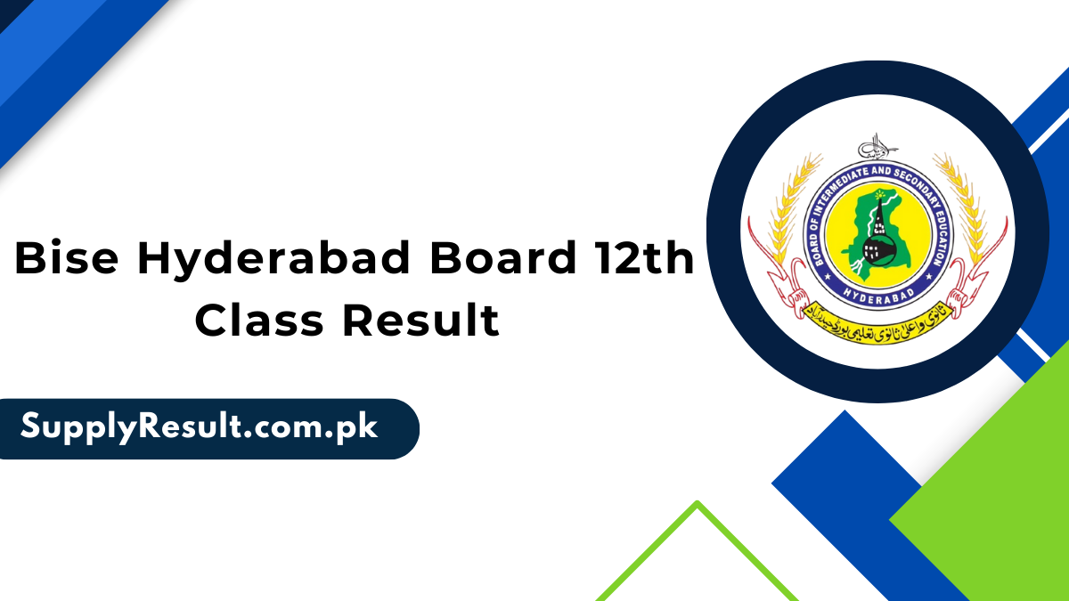 Bise Hyderabad Board 12th Class Result