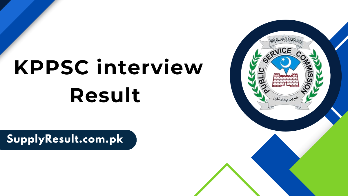 KPPSC interview Result 2024 Announced Online